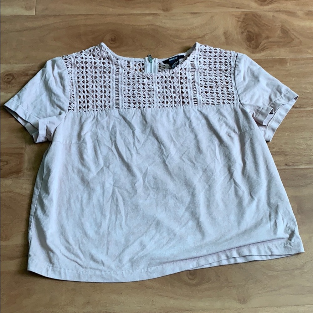 tan crop top